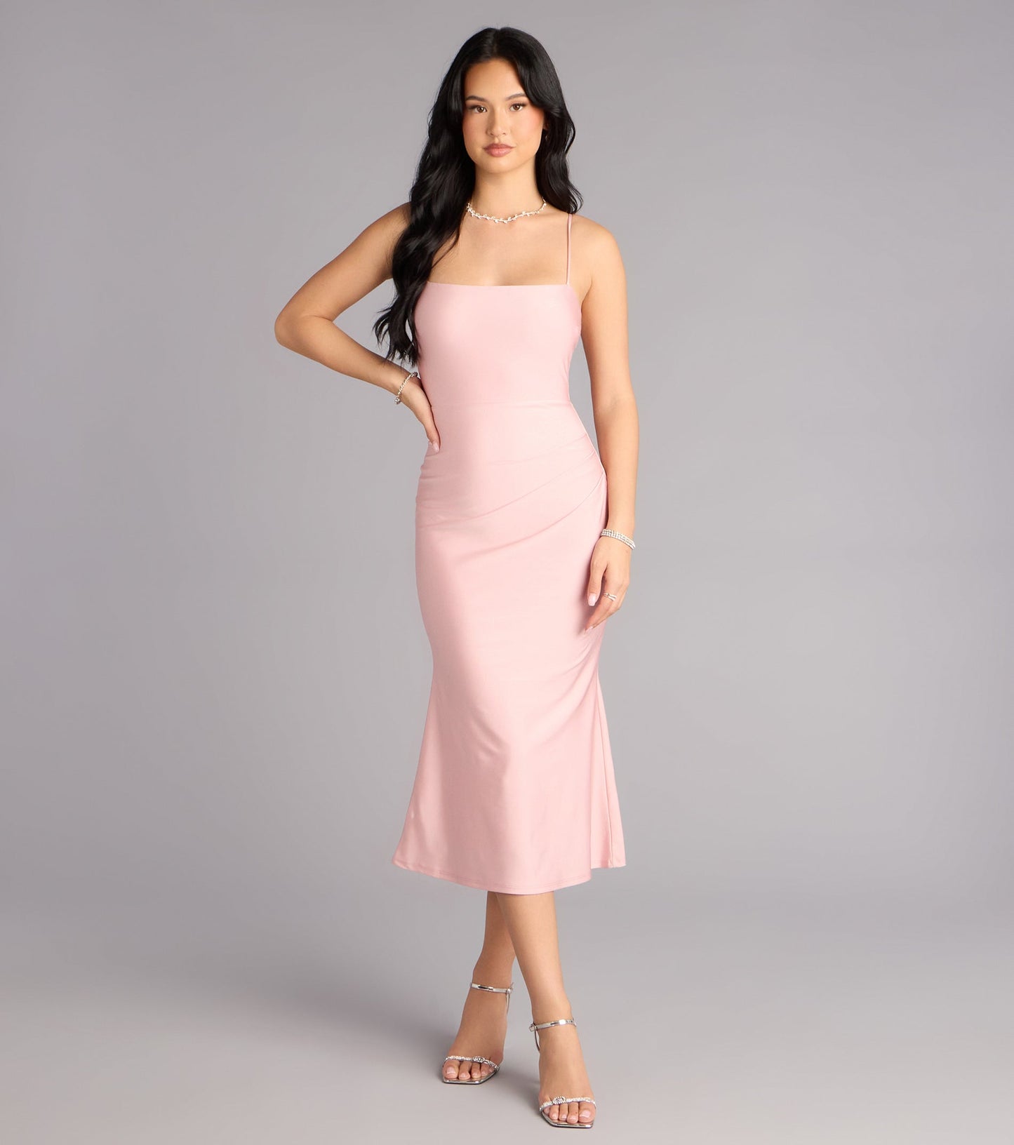 Best Behavior Sleeveless Midi Dress