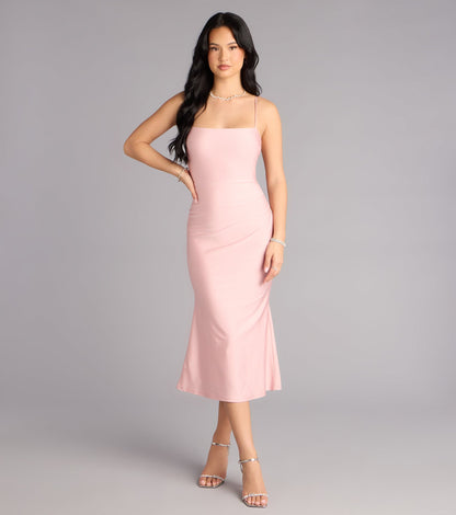 Best Behavior Sleeveless Midi Dress