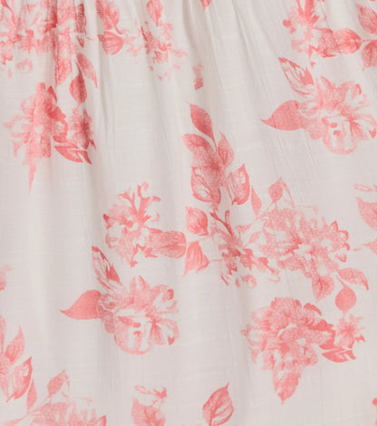 Charming Vibe Tie-Back Flowy Floral Woven Maxi Dress