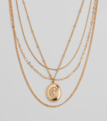 Layered Sleekness Pendant Necklace