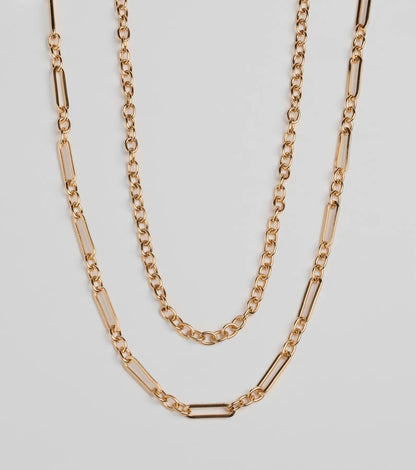 Love To Layer Multi-Chain Necklace Set