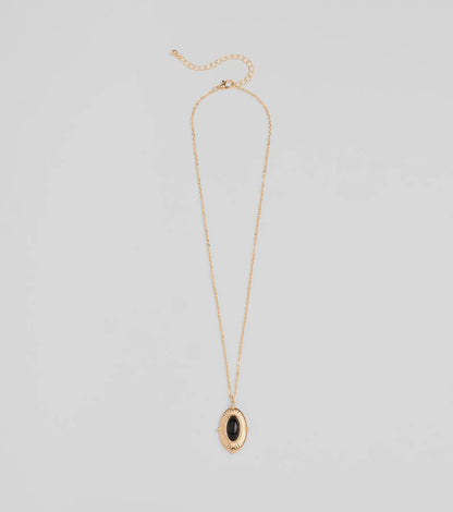 Elevated Classic Pendant Chain Necklace