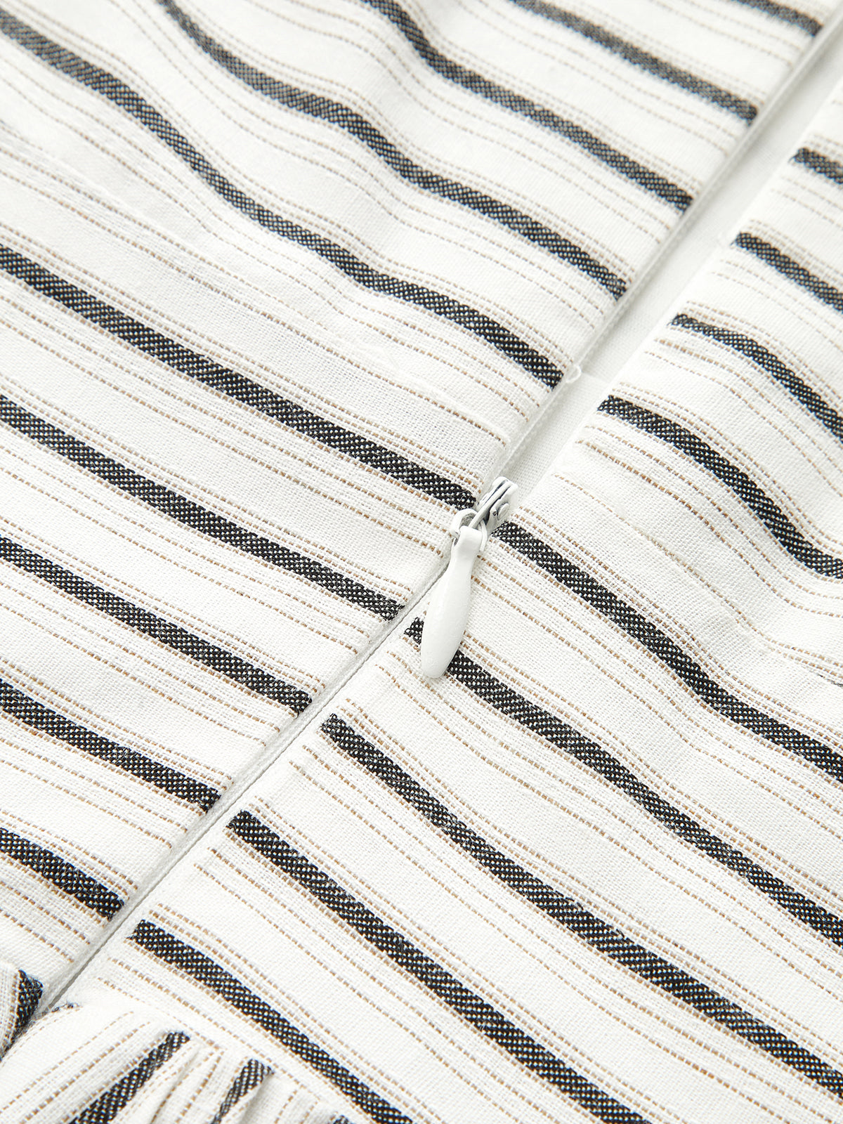 Crisscross Halter Striped Cotton Maxi Dress