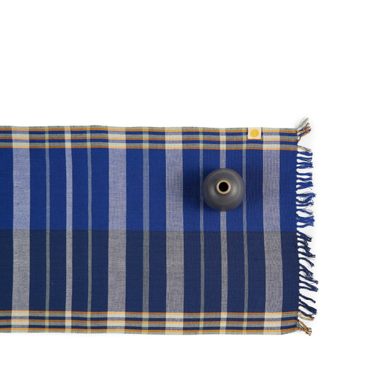 Flip Table Runner in Indigo