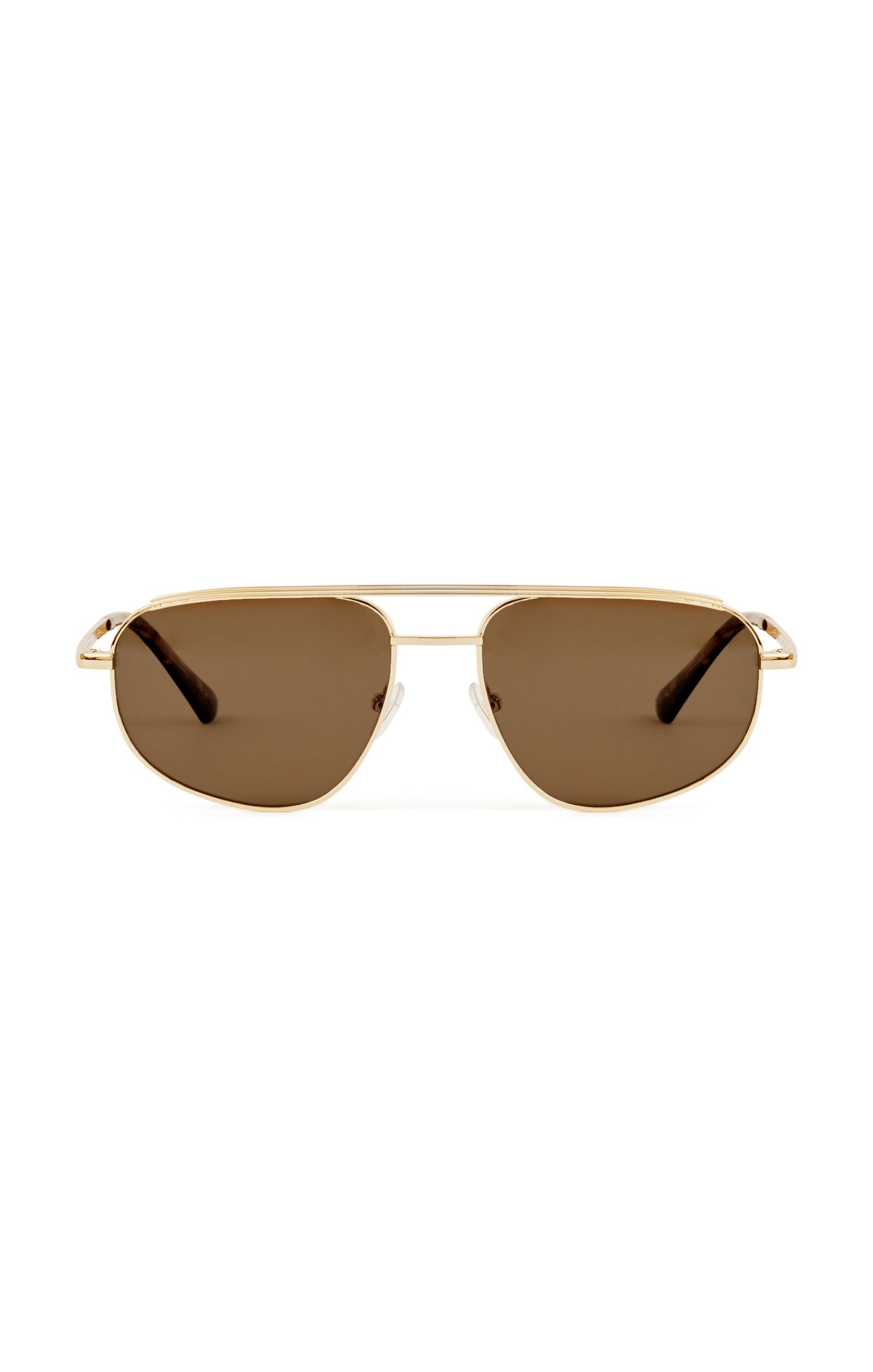 Banbé Eyewear The Halle Sunglasses ~ Gold/Brown