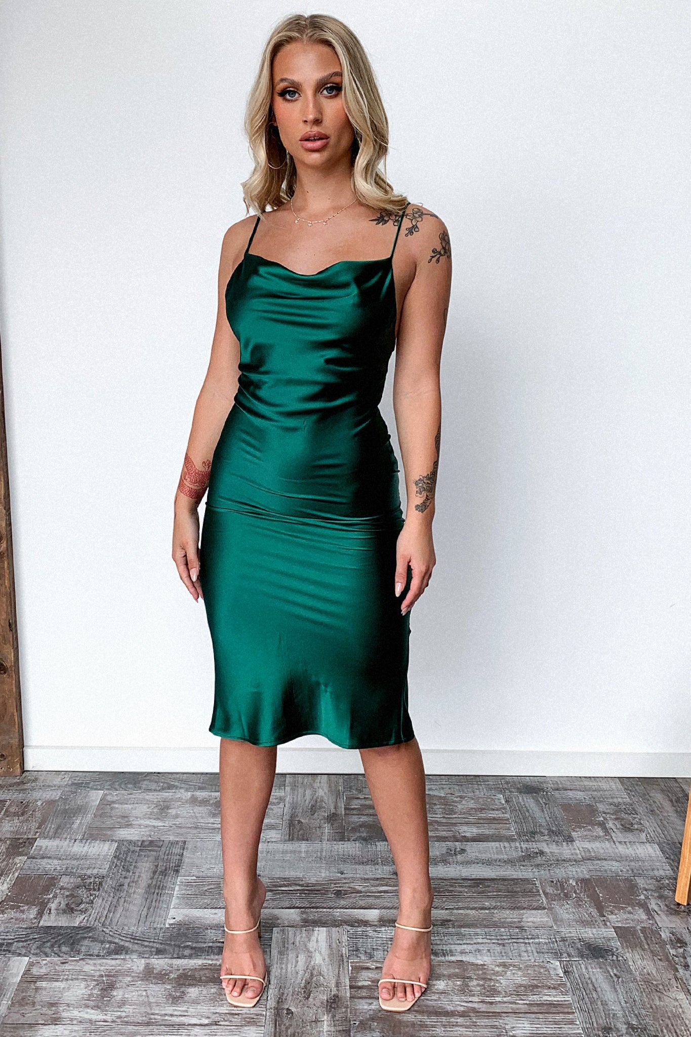 Aryan Dress - Emerald