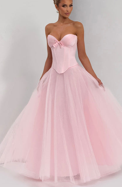 Ethel Maxi Skirt - Blush