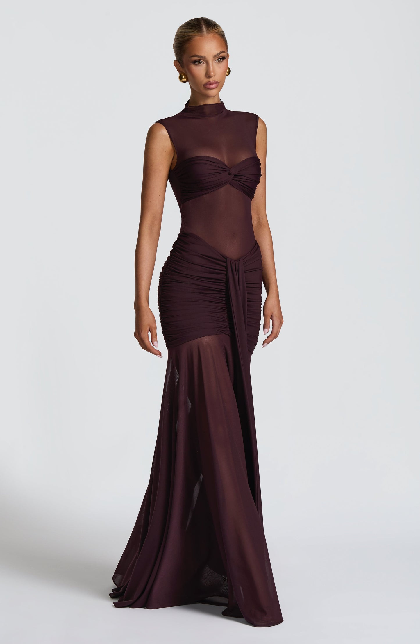 Fae Maxi Skirt - Plum