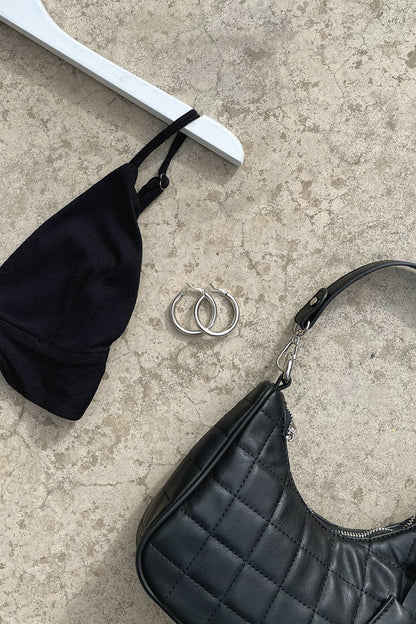 Fendi Hoop Earrings - Silver