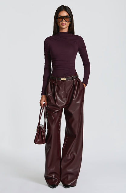 Pearson Bodysuit - Plum